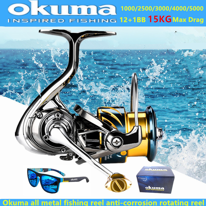 Okuma All Metal Fishing Reel 1 - Shimano Reel Stradic ulasan dan harga
