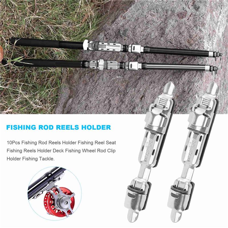 ABPF 10Pcs Fishing Rod Reels H - Fishing Rod Holder ulasan dan harga