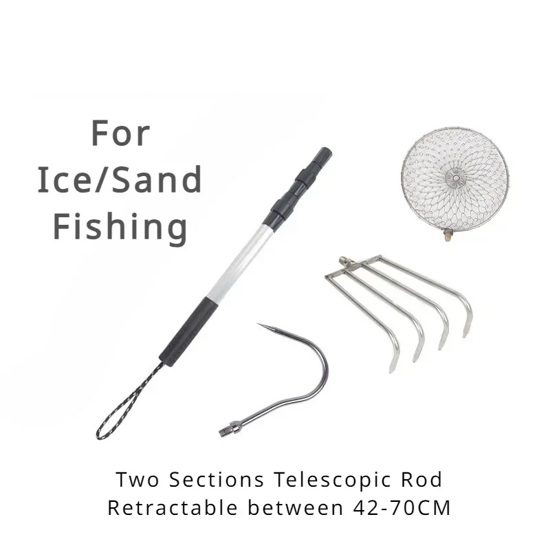Stainless Steel Telescopic Rod - Fishing Rod Ice ulasan dan harga