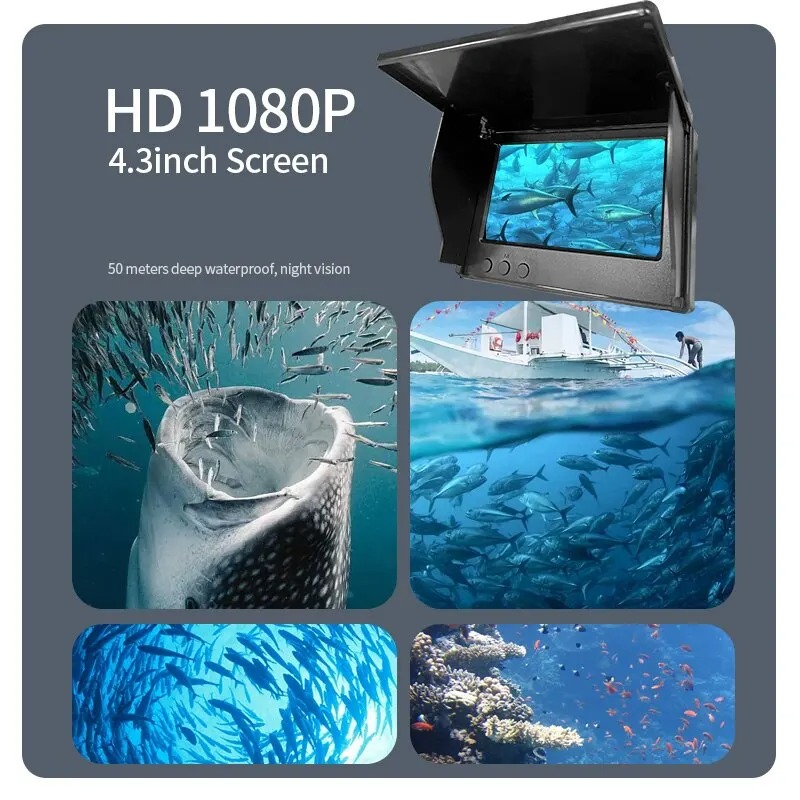 4.3 Inch Video Fishing Rod Kit - Fishing Rod Ice ulasan dan harga