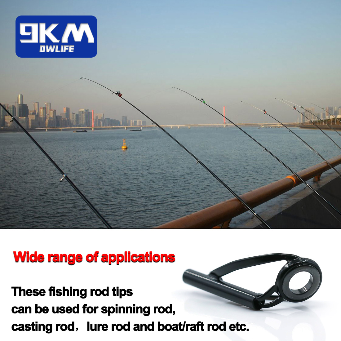Fishing Rod Guide Tip Repair K - Fishing Rod Guide Replacement ulasan dan harga