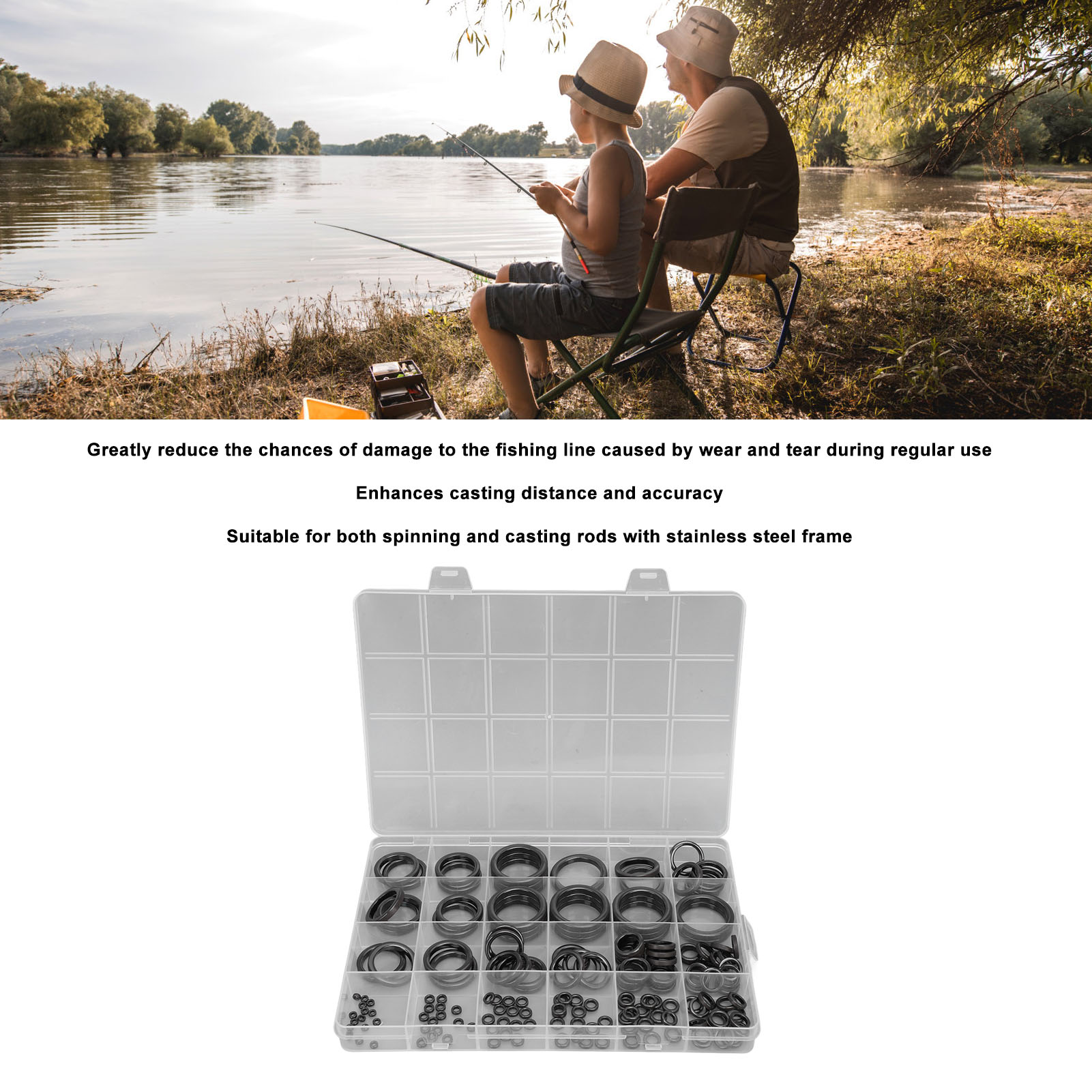Fishing Rod Guide Repair Kit F - Fishing Rod Guide Replacement ulasan dan harga