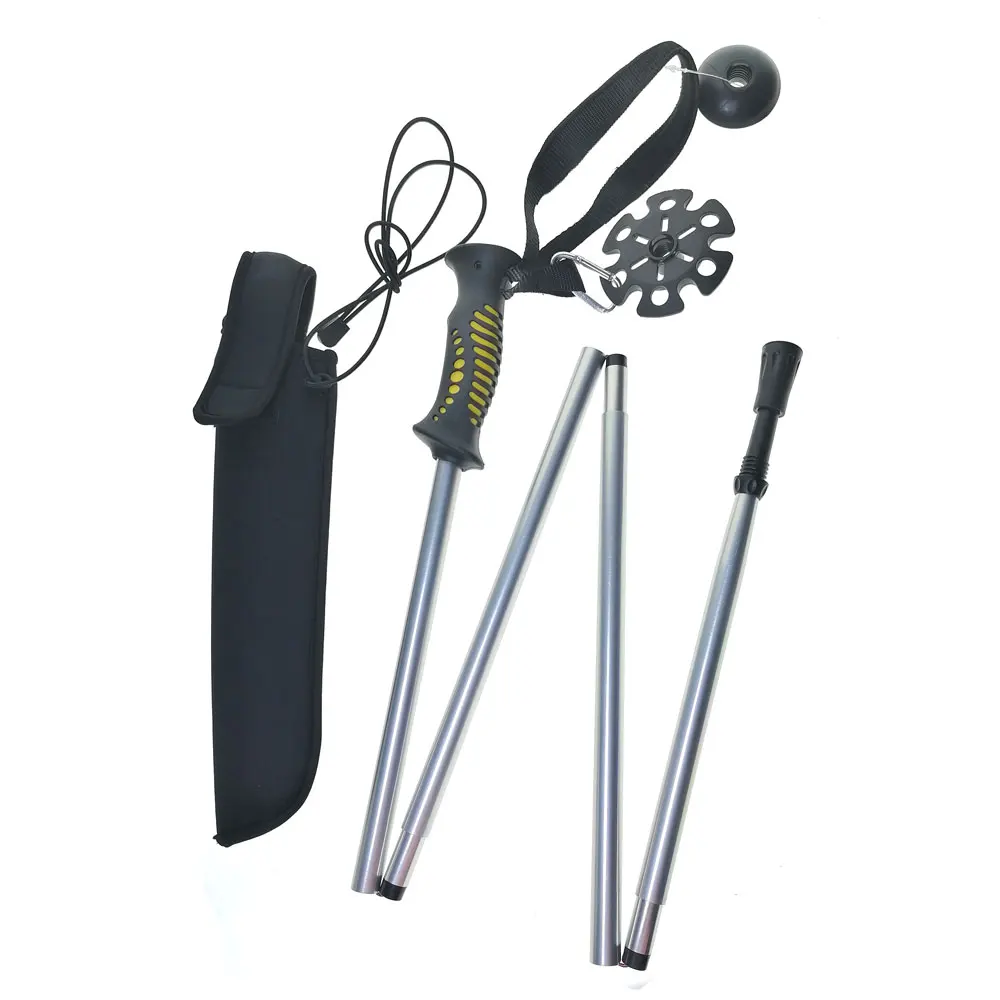 139cm Folding Alumimum Wading  - Fishing Rod Fly ulasan dan harga