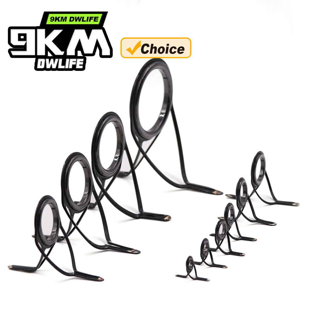 9KM OB Curved Rod Guide Kit 10 - Fishing Rod Spinning ulasan dan harga