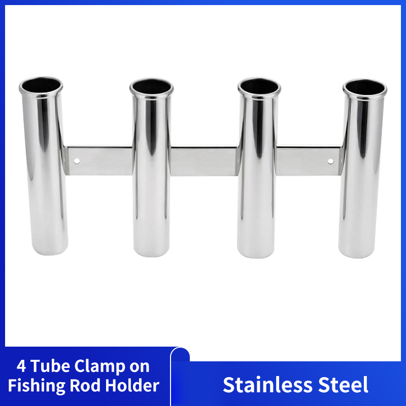 Stainless Steel 4 Tubes Rod Ho - Fishing Rod Holder ulasan dan harga