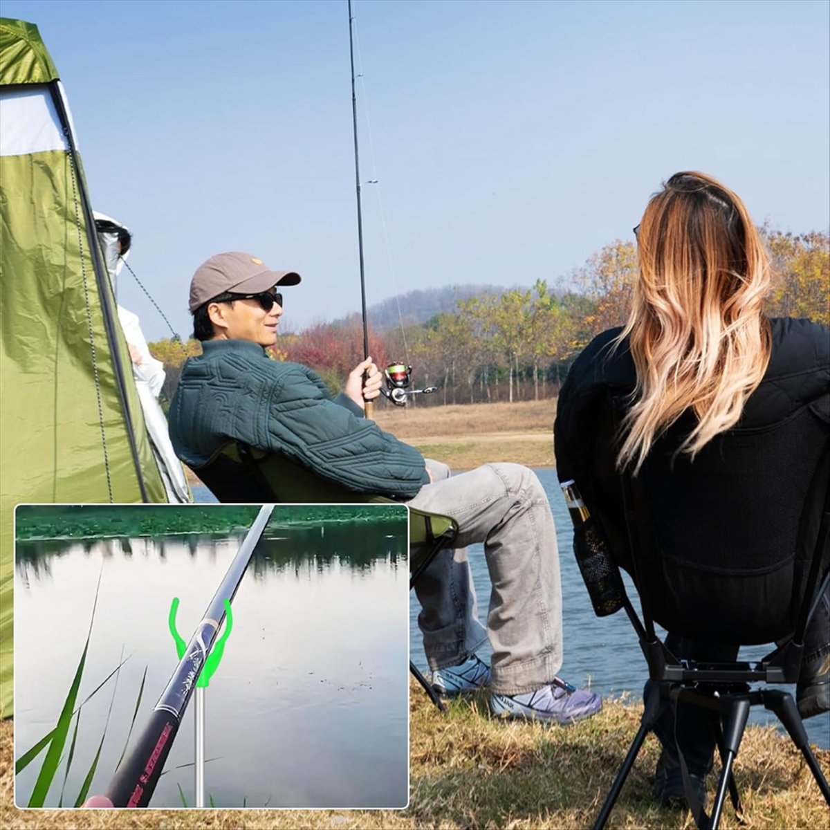 [MEGAL SALE]Fishing Rod Holder - Fishing Rod Telescopic ulasan dan harga