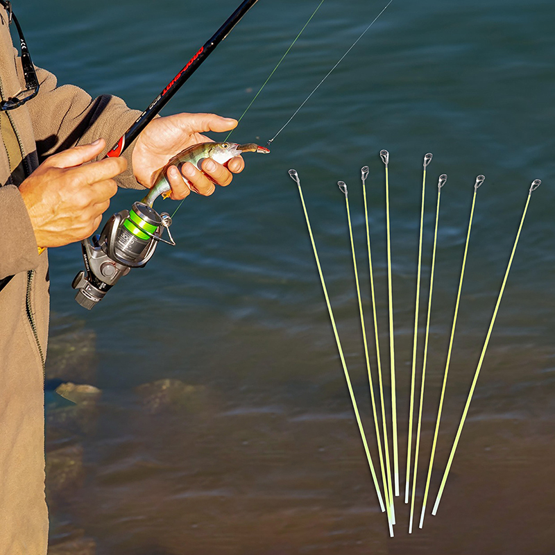 5Pcs 42CM Boat/Raft Rod Tip Sp - Fishing Rod Repair Kit ulasan dan harga
