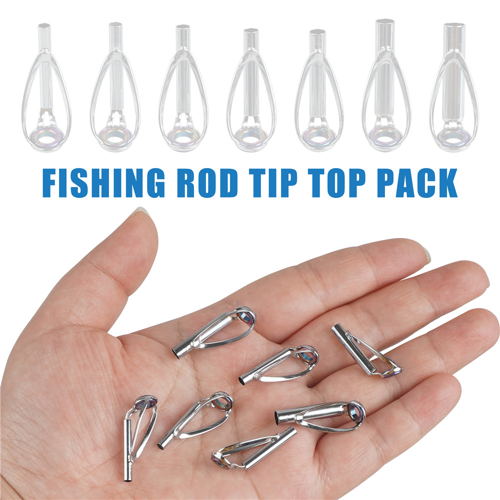 10Pcs Fishing Rod Guide Tips R - Fishing Rod Guide Replacement ulasan dan harga