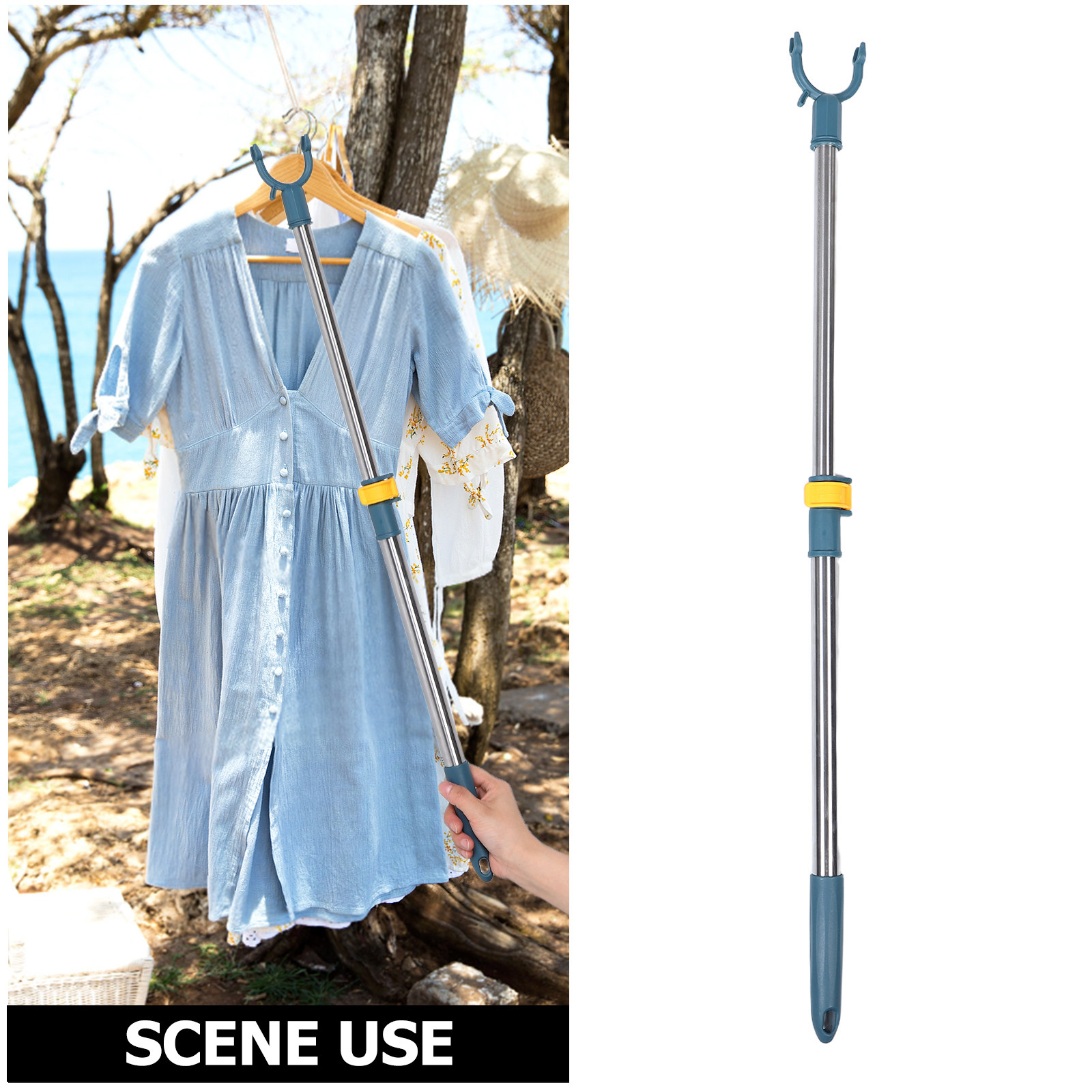 Telescoping Stainless Steel Cl - Fishing Rod Telescopic ulasan dan harga