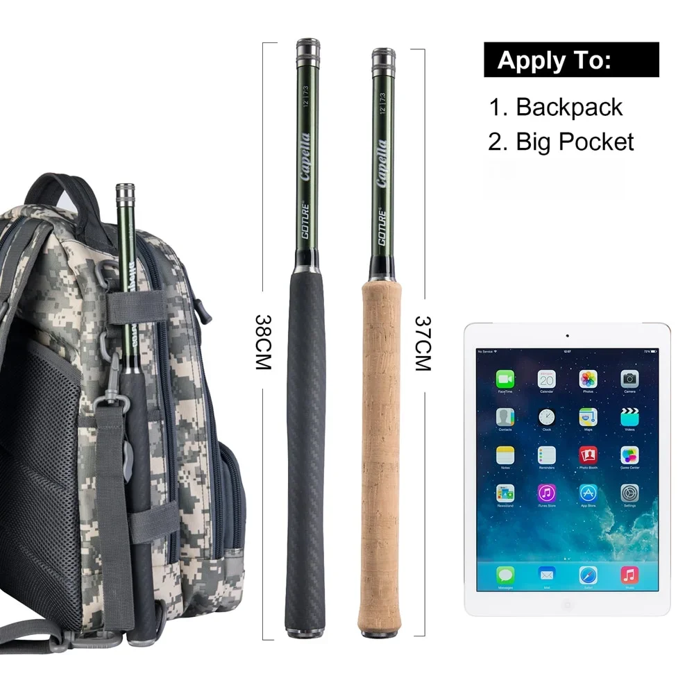 Goture 12FT Classical Tenkara  - Fishing Rod Carbon Fiber ulasan dan harga